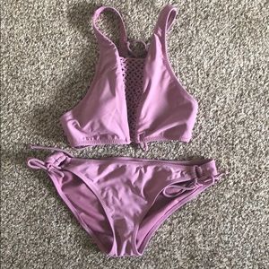 Raisins Mauve Two Piece Swim Suit